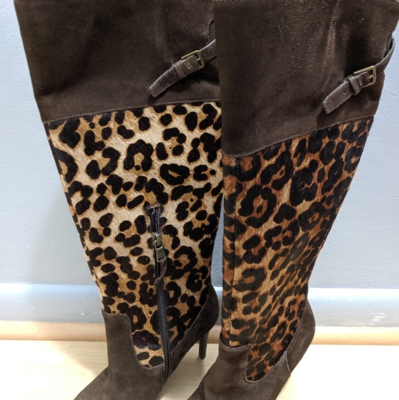Lauren Ralph Lauren Halina leopard boot size 5.5B - Picture 5 of 5
